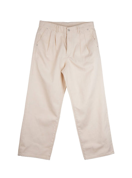 mens-pintuck-wide-leg-cotton-pants-light-beige-id413