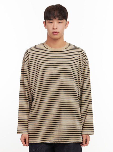 Men's Striped Oversized T-Shirt IF517