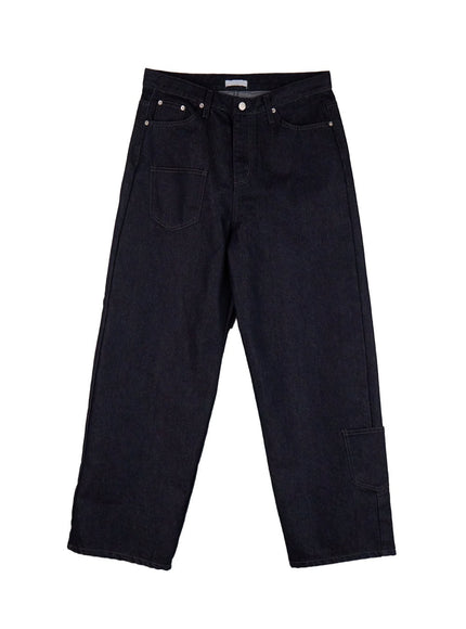 Men's Pocket Detail Denim Pants IF517