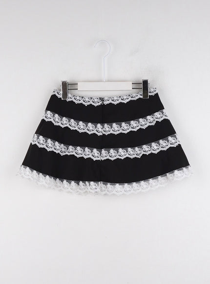 acubi-style-laced-trimmed-black-mini-skirt-id313