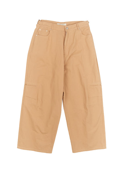 Men's Pocketed Wide-Fit Trousers IM512