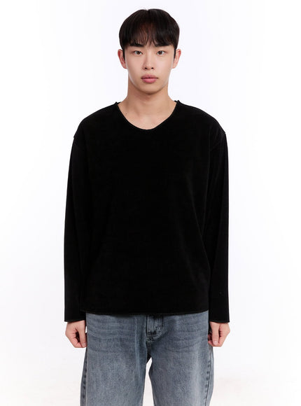 Men's Oversized V-Neck Sweater IM512