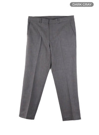 mens-straight-leg-trousers-ia401 / Dark gray