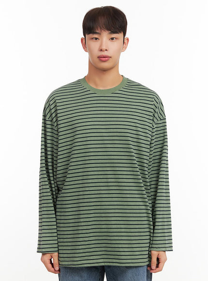 Men's Striped Oversized T-Shirt IF517