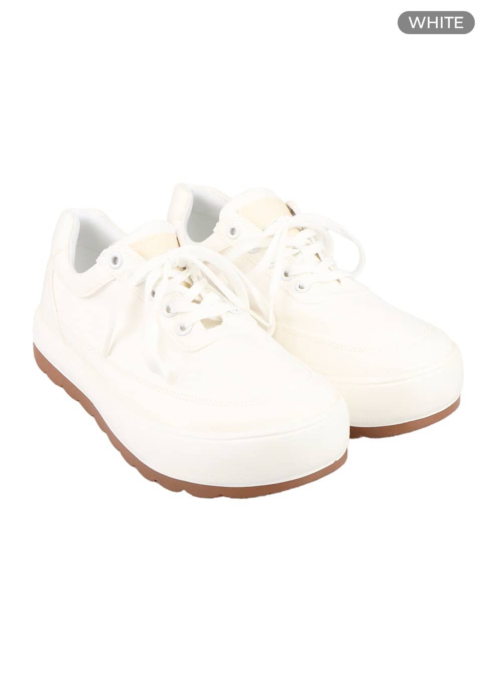 mens-chunky-sole-sneakers-iy410 / White