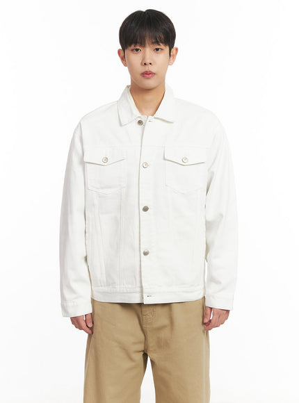 Men's Cotton Collared Jacket IM514