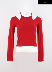 cut-out-long-sleeve-top-is311