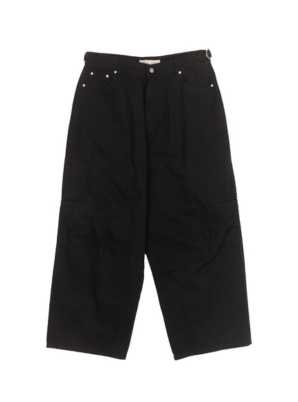 Men's Pocketed Wide-Fit Trousers IM512