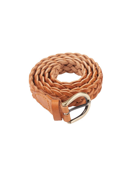 mens-leather-twist-belt-im514 / Brown