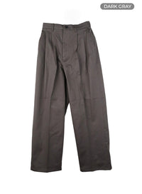 mens-wide-fit-cotton-trousers-ia401 / Dark gray