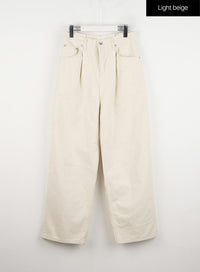 low-rise-loose-fit-streetwear-denim-unisex-id305 / Light beige