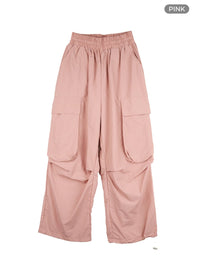activewear-cargo-sweatpants-il409 / Pink