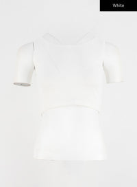 basic-sleeveless-crop-top-io326 / White