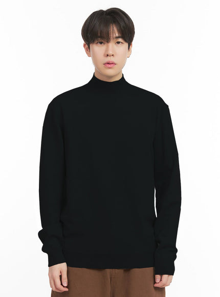 Men's Mock Neck Sweater IJ517