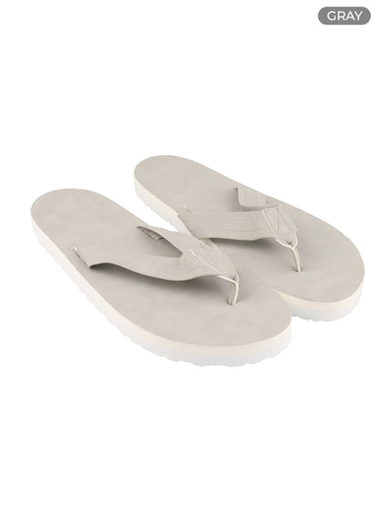 mens-faux-leather-sandals-iu405 / Gray