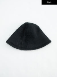 textured-bucket-hat-in317 / Black