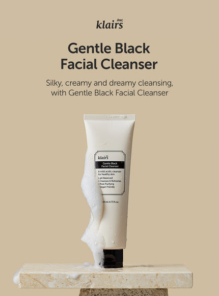 Gentle Black Facial Cleanser (140ml)