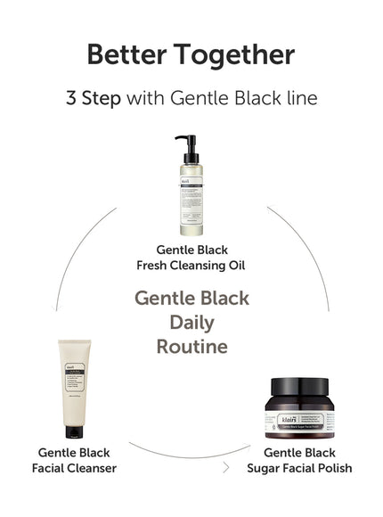 Gentle Black Facial Cleanser (140ml)