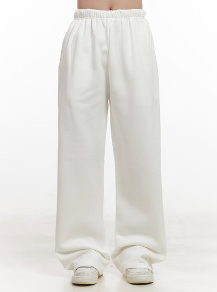 Fleece-Lined Wide-Fit Sweatpants CJ514