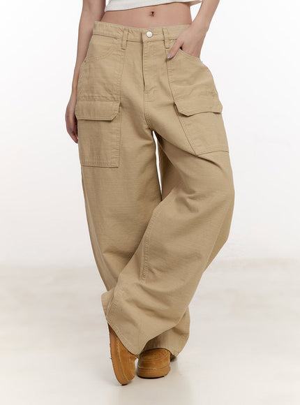 Wide-Fit Cargo Pants CM507