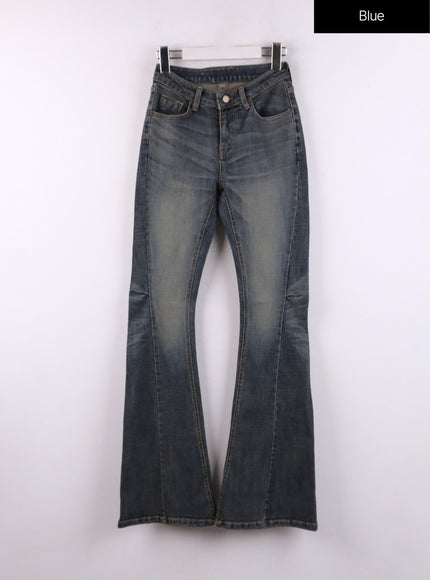 high-waist-slim-washed-bootcut-jeans-cf407