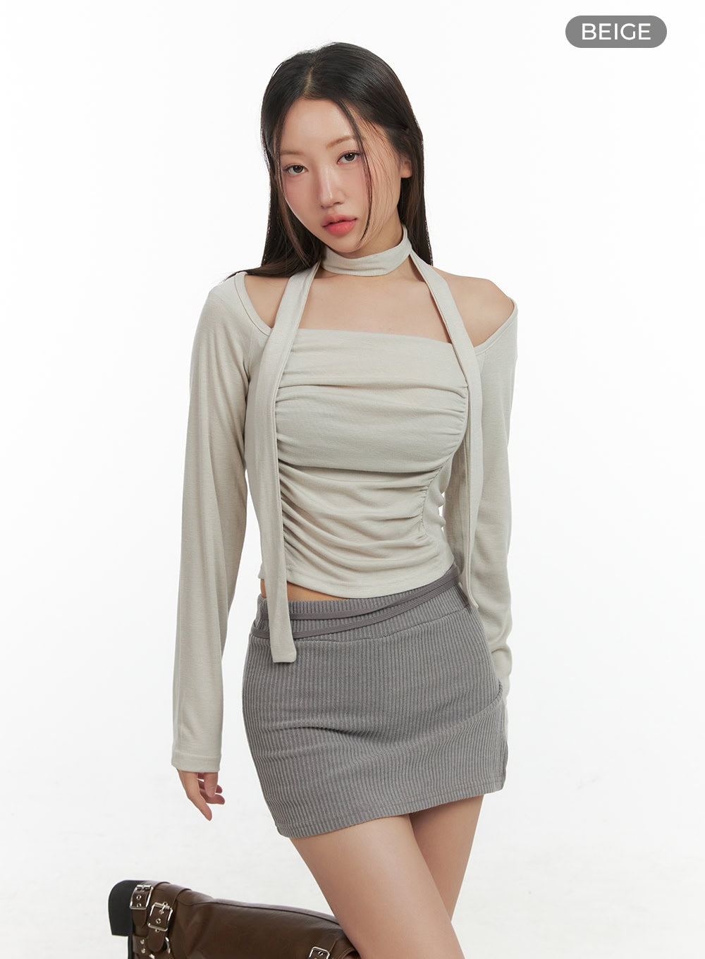 shirred-square-neck-crop-top-co417