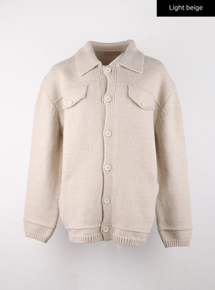 collar-button-knit-unisex-cardigan-cd328