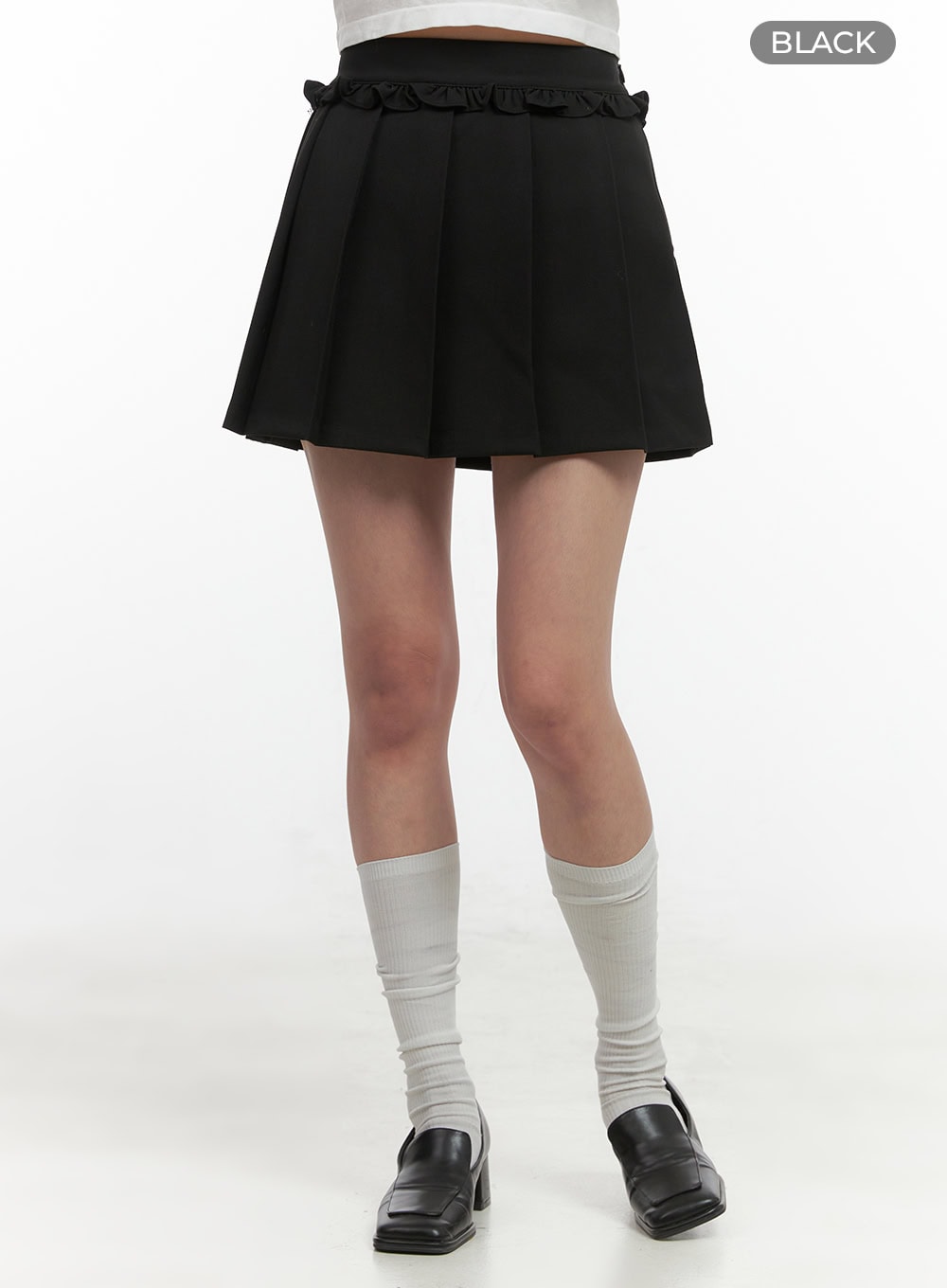 frill-pleated-mini-skirt-oo421