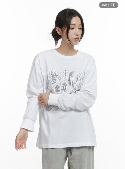 chic-graphic-print-cotton-long-sleeve-tee-co402