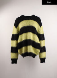 wool-blend-stripe-contrasting-knitted-long-sleeve-top-cj415