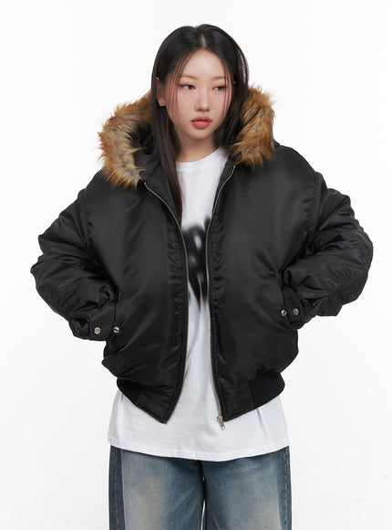 fur-detail-hooded-bomber-jacket-cd411