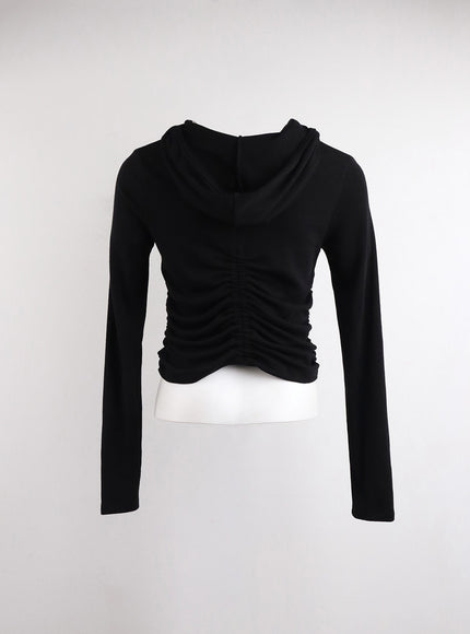 slim-fit-hooded-shirring-top-cj416