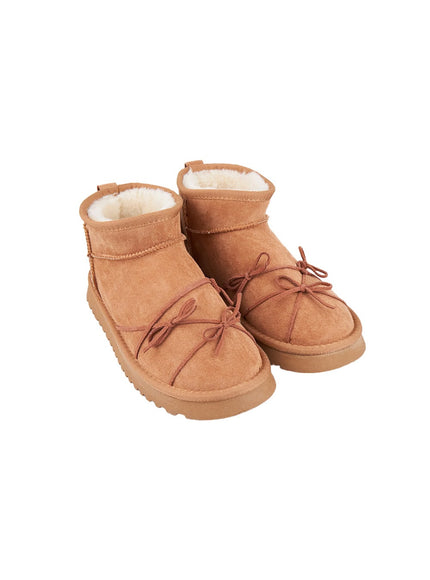 Ribbon-String Ugg Boots CJ514