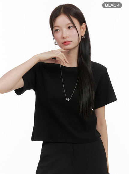 essential-cotton-crop-tee-og416 / Black