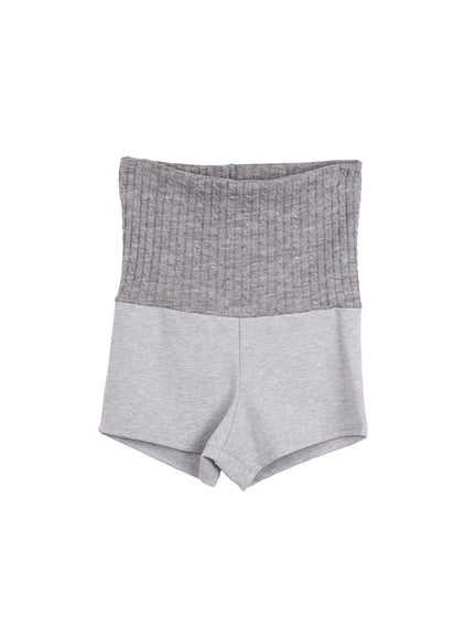 solid-slim-fit-shorts-cn415 / Gray