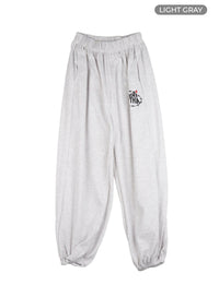 cotton-wide-fit-sweatpants-cu421 / Light gray