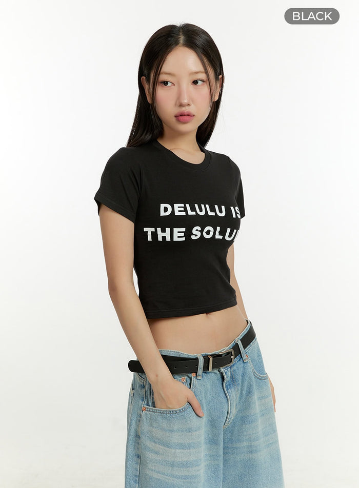delulu-is-solulu-crop-top-cu428 / Black