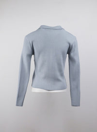 knit-collar-solid-button-cardigan-oj415