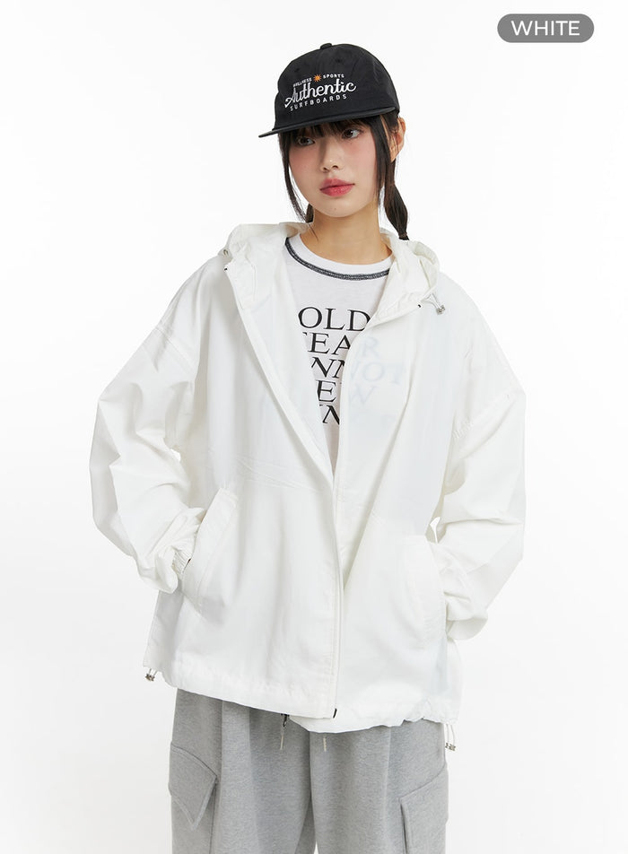 basic-oversized-nylon-jacket-cf423 / White
