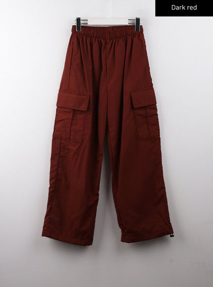 terry-middle-waist-solid-pocket-cargo-pants-cd329