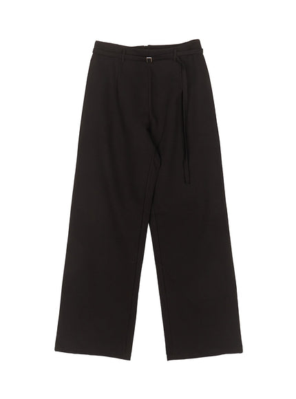 Buckle-Up Wide-Fit Slacks Pants CM511