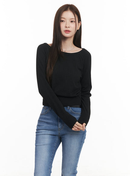 Essential Boat-Neck Sweatshirt CM511