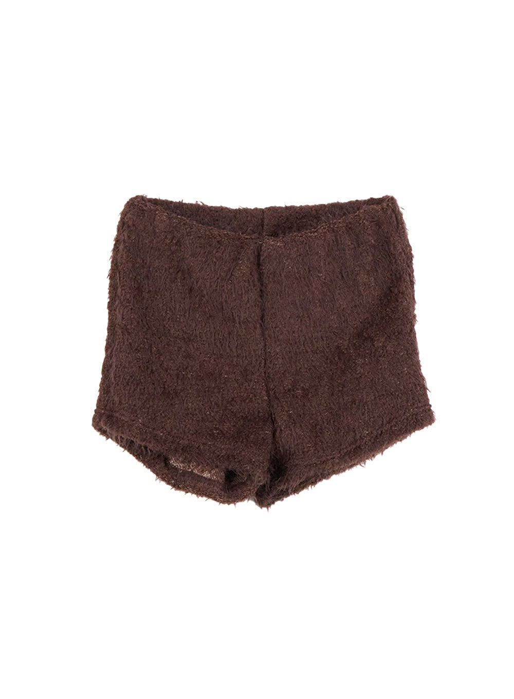 cozychic-wool-blend-shorts-cn408 / Brown