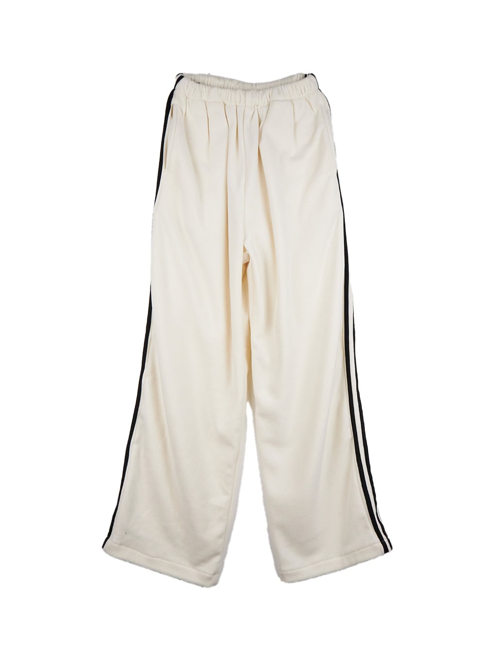 striped-wide-fit-sweatpants-cd423 / Light beige