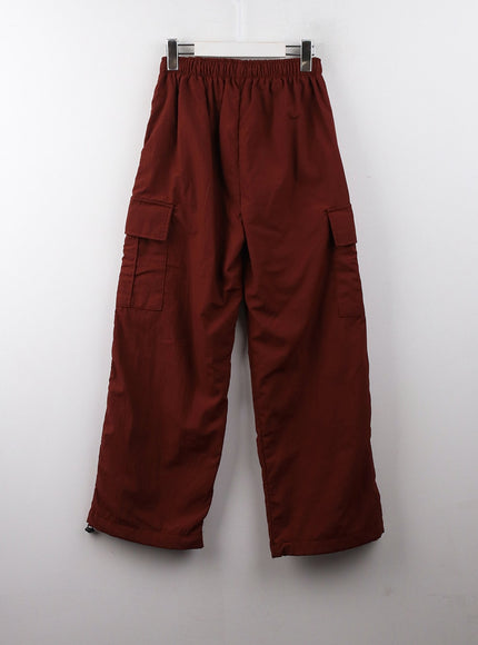 terry-middle-waist-solid-pocket-cargo-pants-cd329