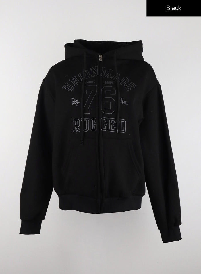 oversized-graphic-hoodie-sweatshirt-cd319 / Black