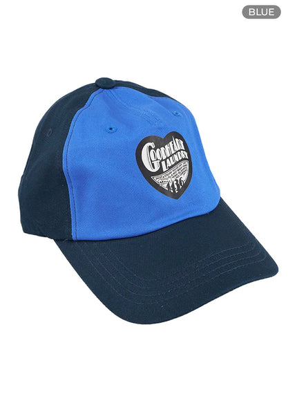 graphic-baseball-cap-cl425 / Blue