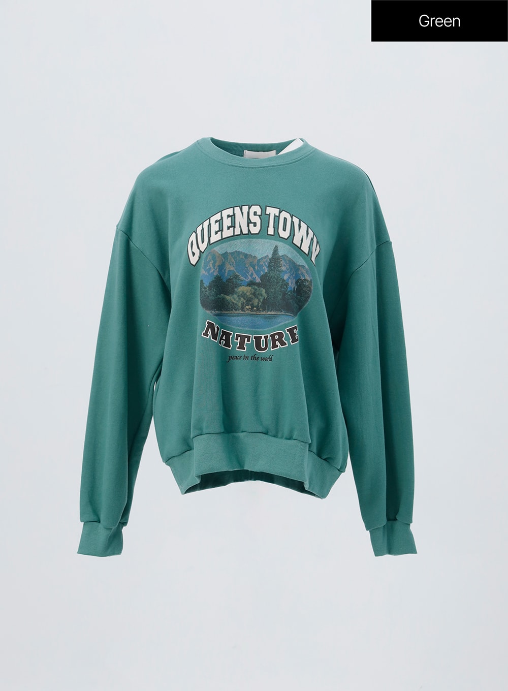 graphic-sweatshirt-oo305 / Green