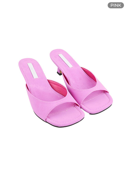 minimal-heel-sandals-ol411 / Pink