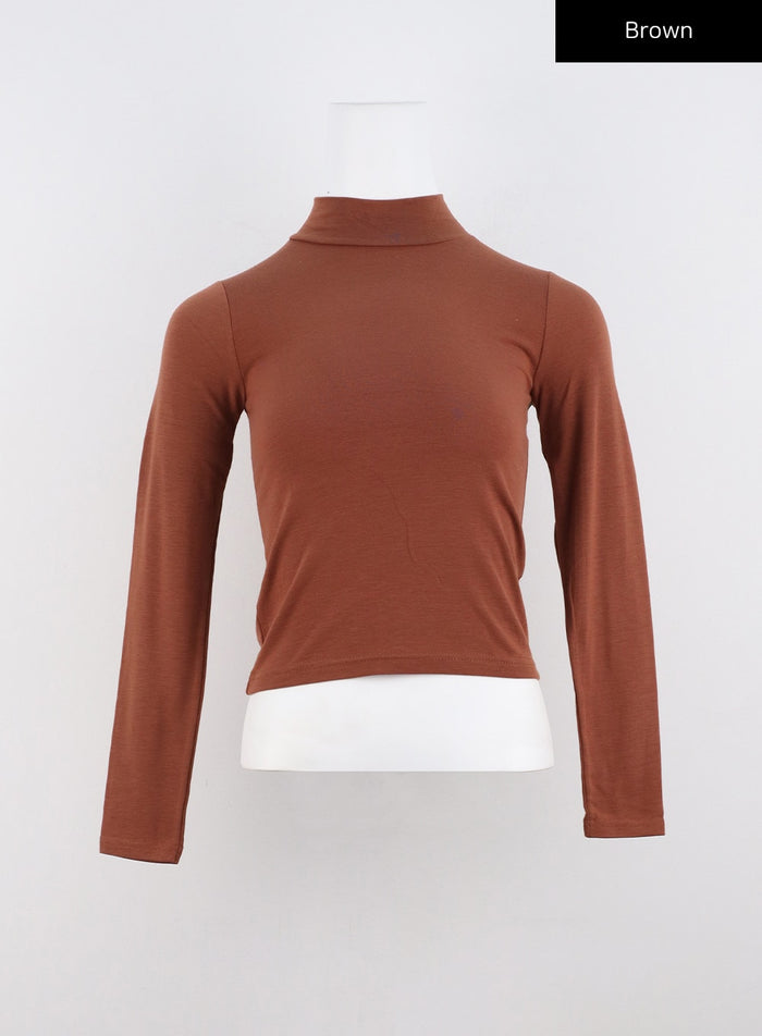essential-elevated-turtleneck-co318 / Brown